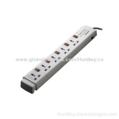 Universal Power Strip with Independent Five-wire Lightening Protection Switch